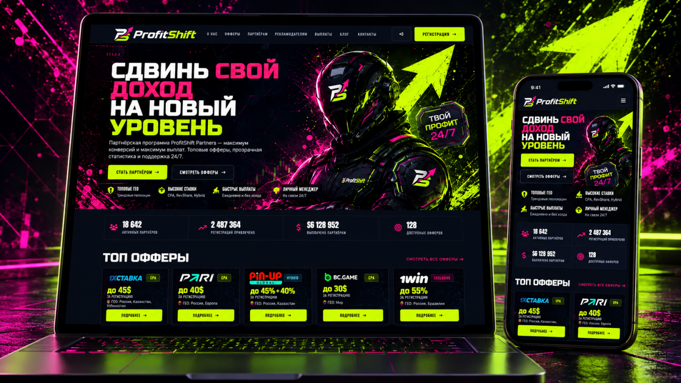 Profit Shift — партнёрская платформа