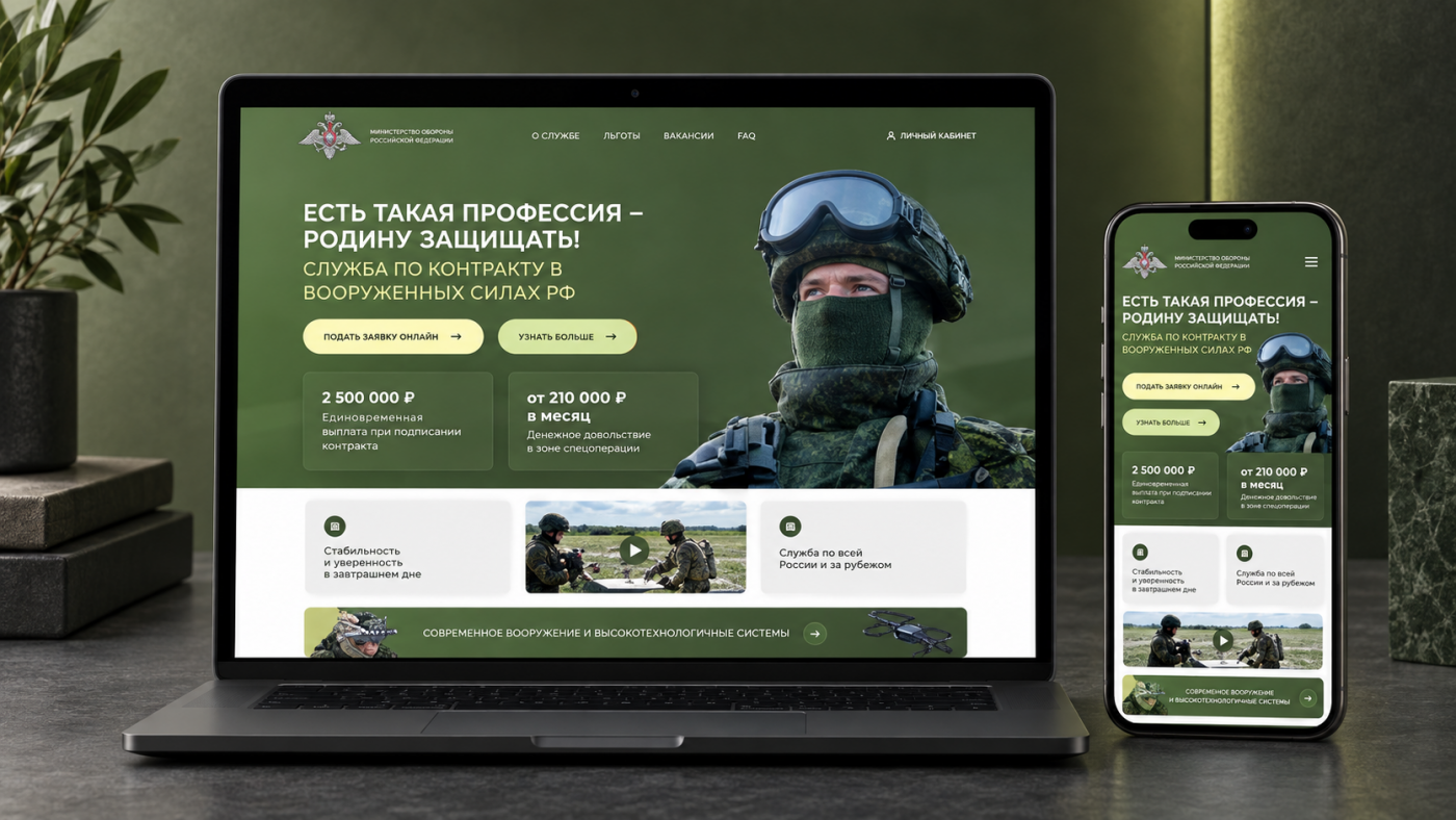 SpecKontrakt — корпоративный лендинг